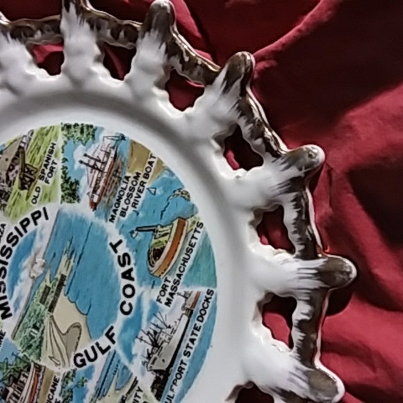 Vintage Mississippi Souvenir Plate - Picture 4 of 4